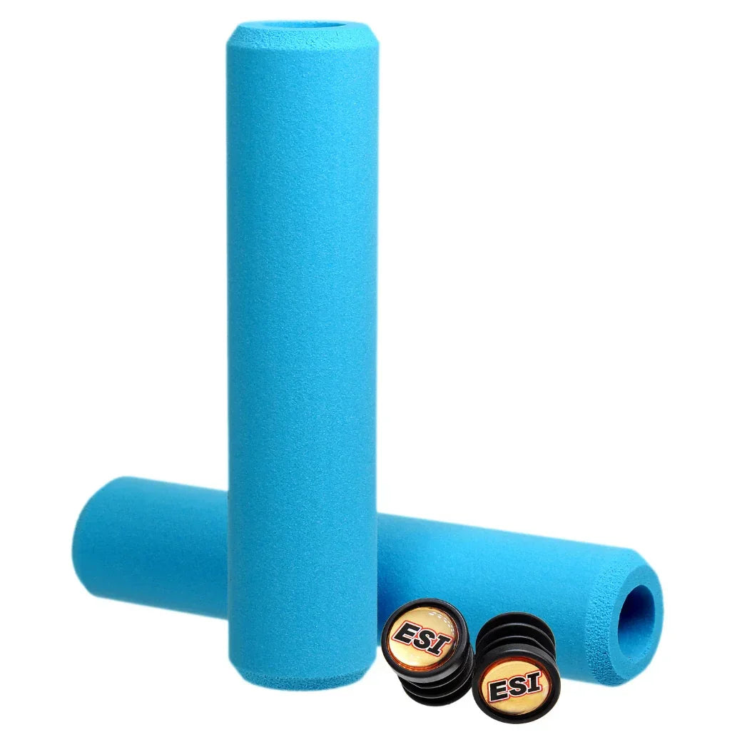 ESI Silicone Grips Cycling Parts - Grips-Bar Tape ESI Chunky - 32mm Aqua