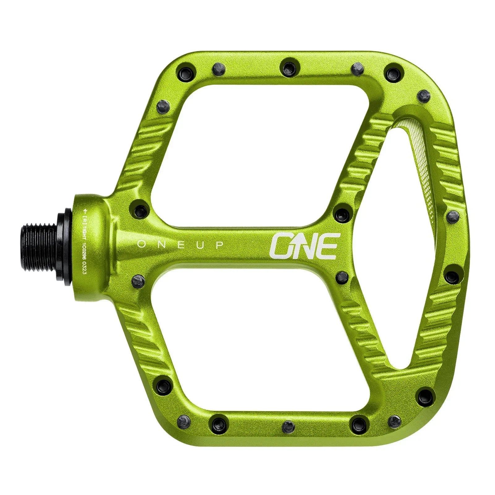OneUp Components Aluminum Platform Pedals Cycling Parts - Pedal - Mountain Flat Pedal OneUp Components Green