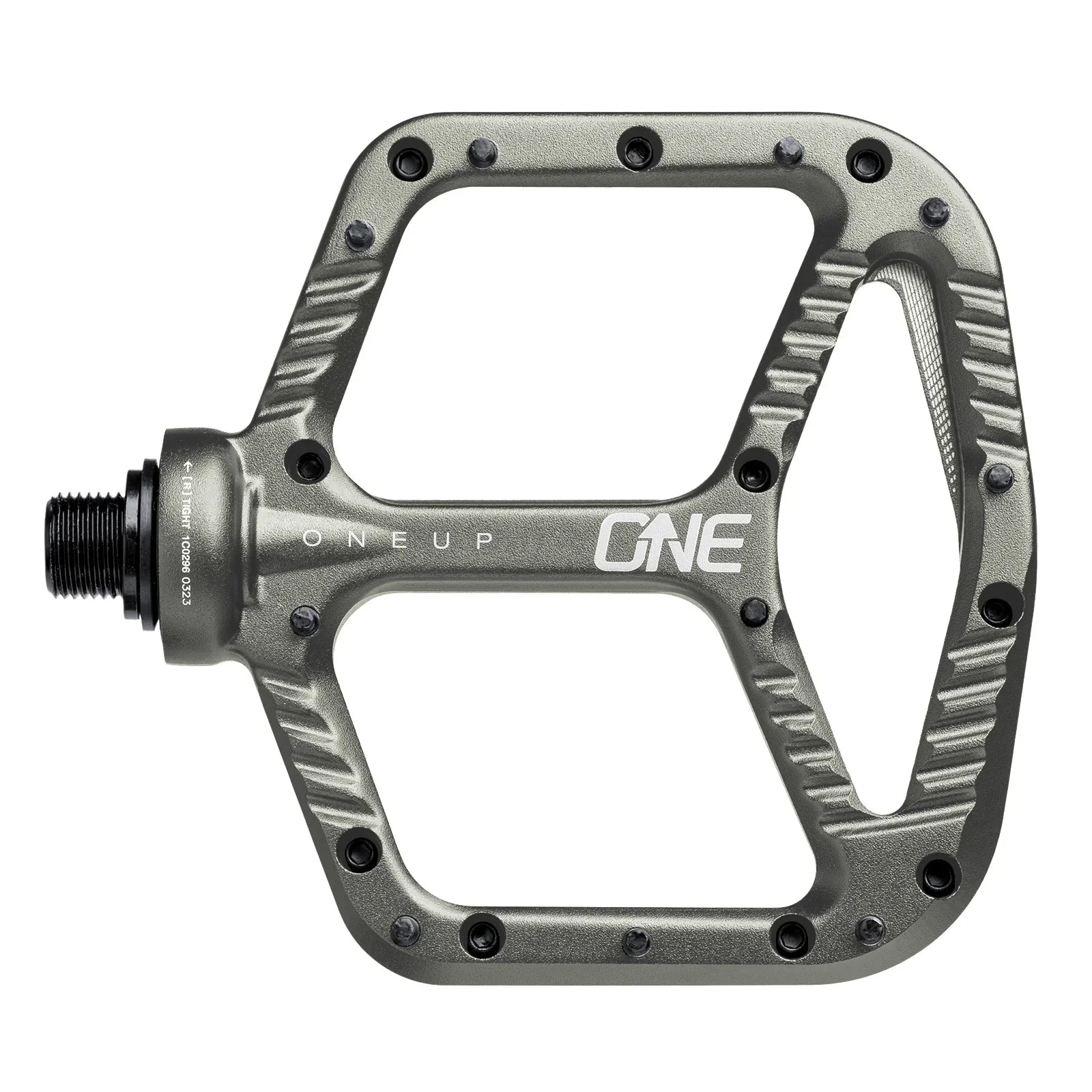 OneUp Components Aluminum Platform Pedals Cycling Parts - Pedal - Mountain Flat Pedal OneUp Components Gray