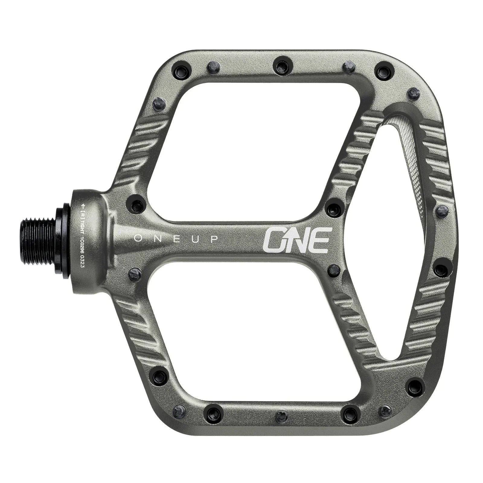 OneUp Components Aluminum Platform Pedals Cycling Parts - Pedal - Mountain Flat Pedal OneUp Components Gray