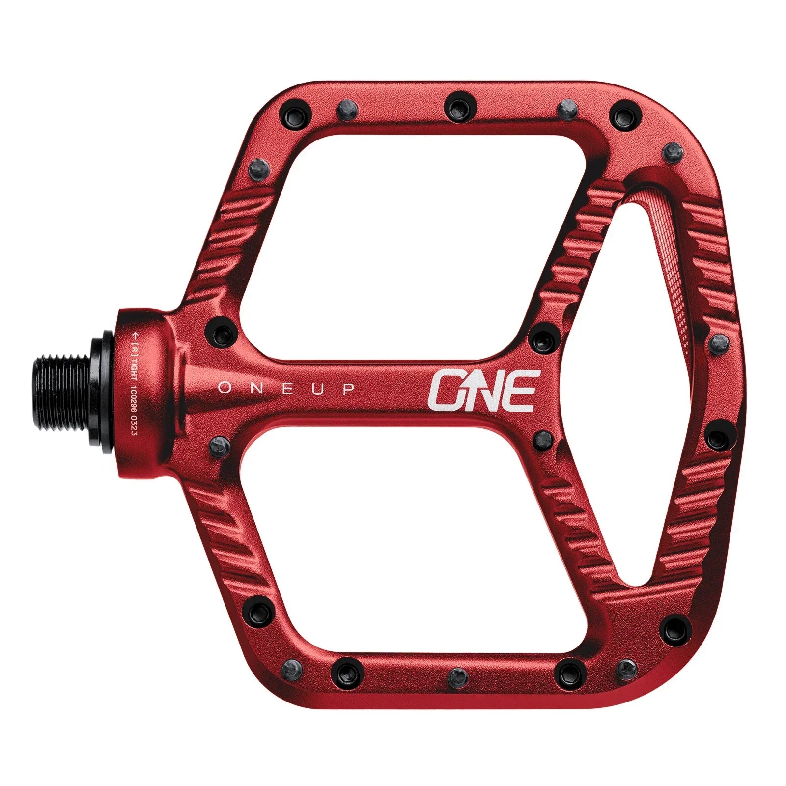OneUp Components Aluminum Platform Pedals Cycling Parts - Pedal - Mountain Flat Pedal OneUp Components Red