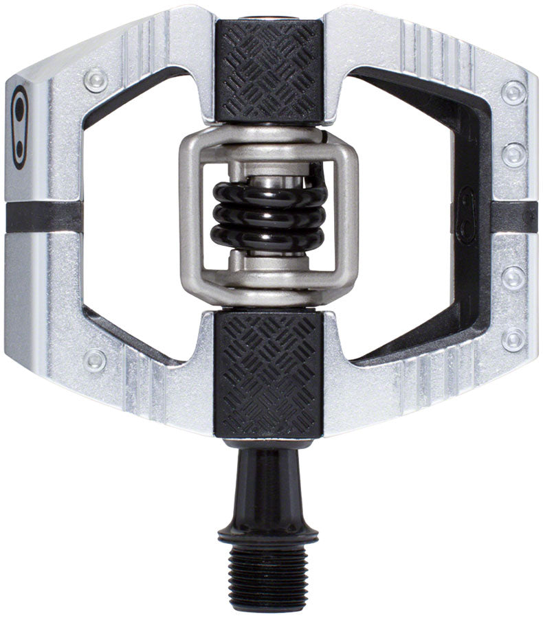 Crankbrothers Mallet E LS Pedals, High Polish Silver - three-quarter
