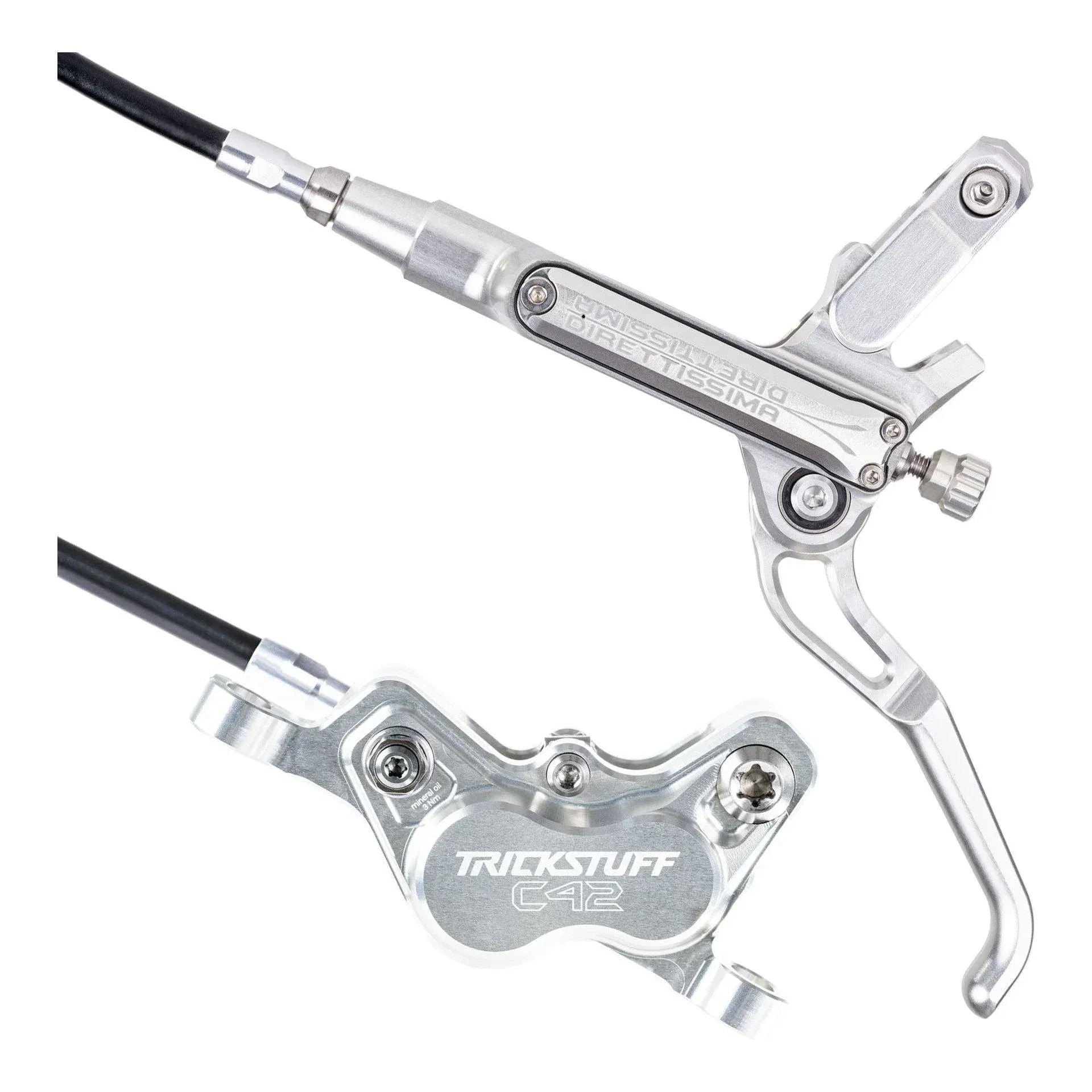Trickstuff Direttissima Brakeset F&R Cycling Parts - Brake - Disc Brake Trickstuff