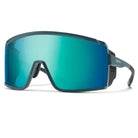 Smith Pursuit Glacier Sunglasses Eyewear - Sunglasses Smith Optics Matte Pacific | ChromaPop Opal Mirror