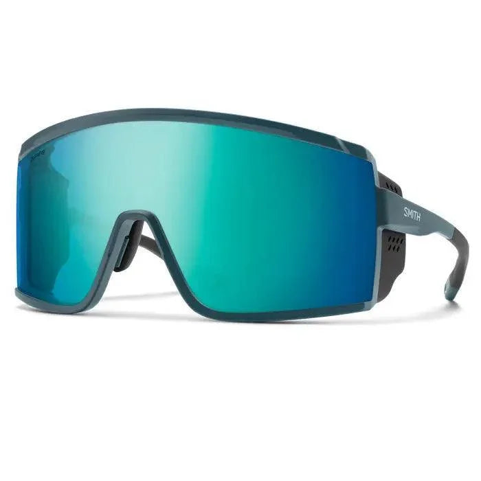 Smith Pursuit Glacier Sunglasses Eyewear - Sunglasses Smith Optics Matte Pacific | ChromaPop Opal Mirror