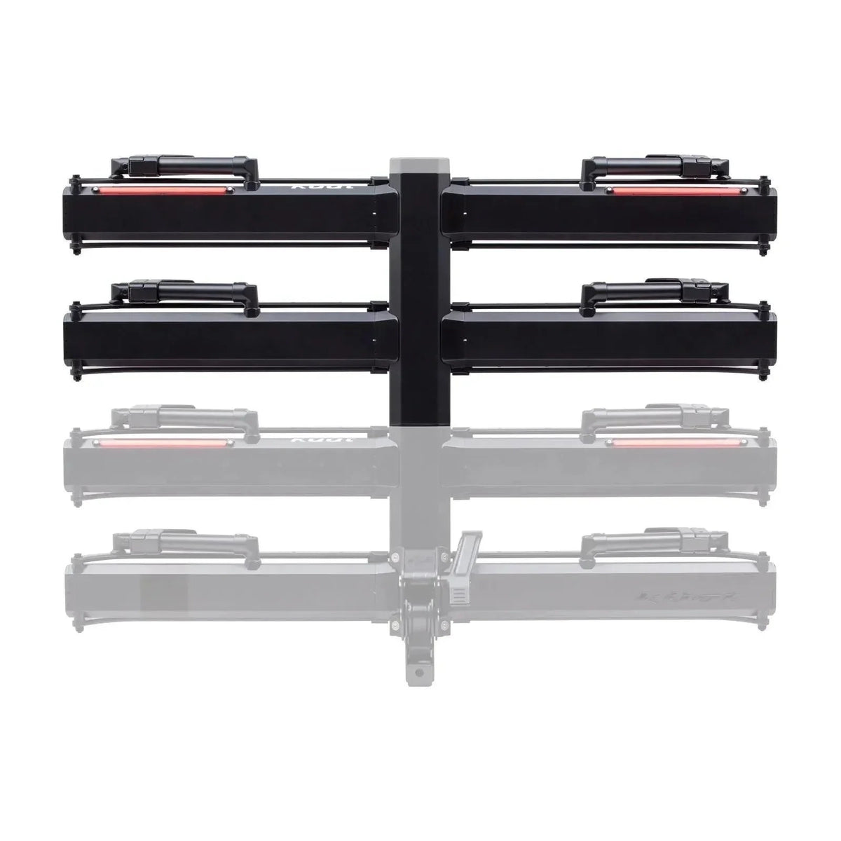 Kuat Piston Pro X 2 Bike Add On - LED Dual Ratchet Platform Rack with Kashima Cycling Accessories - Vehicle Bike Racks Kuat