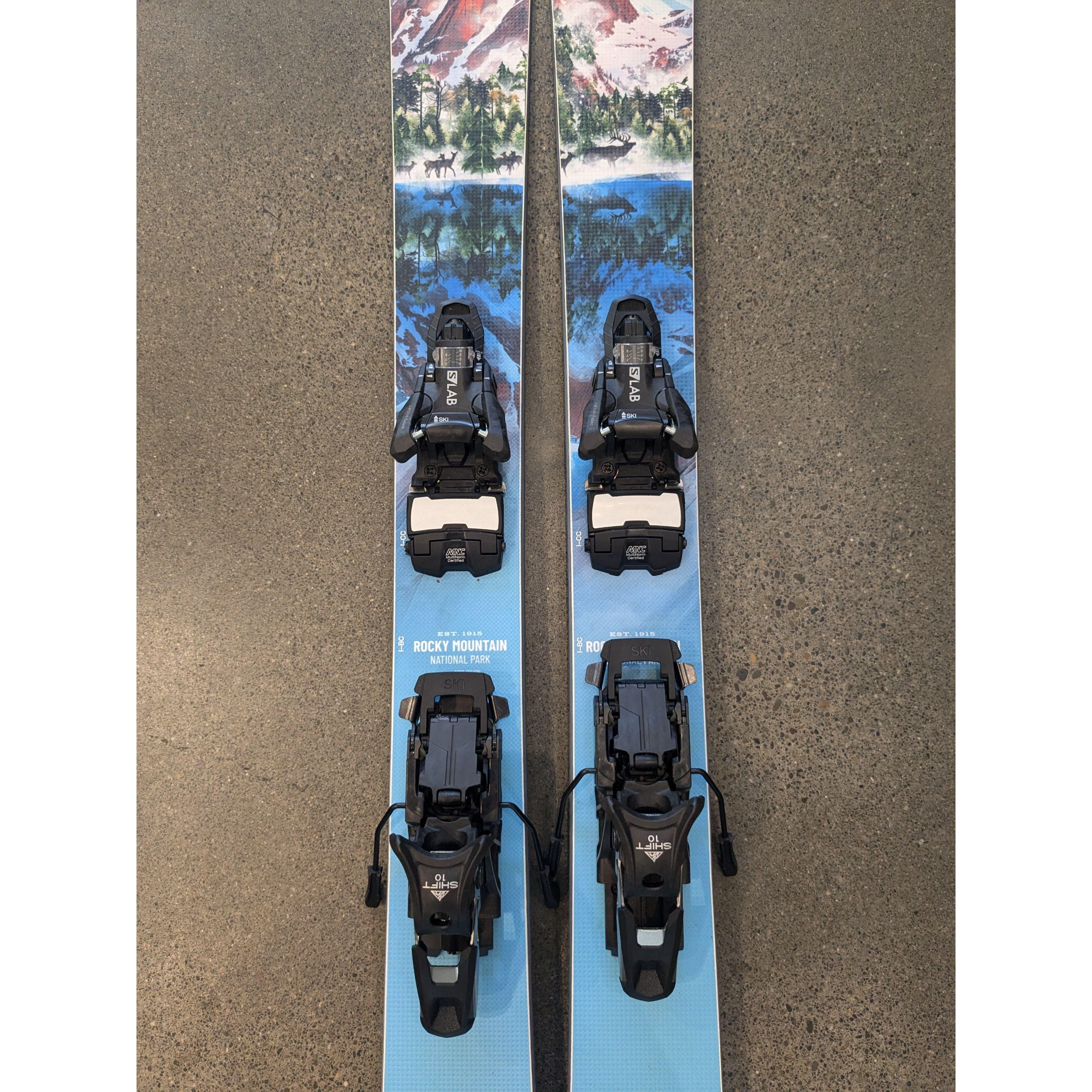 Icelantic Nomad 105 with Salomon Shift 10 Bindings (unskied) Used Gear - Used Skis Cripple Creek Backcountry