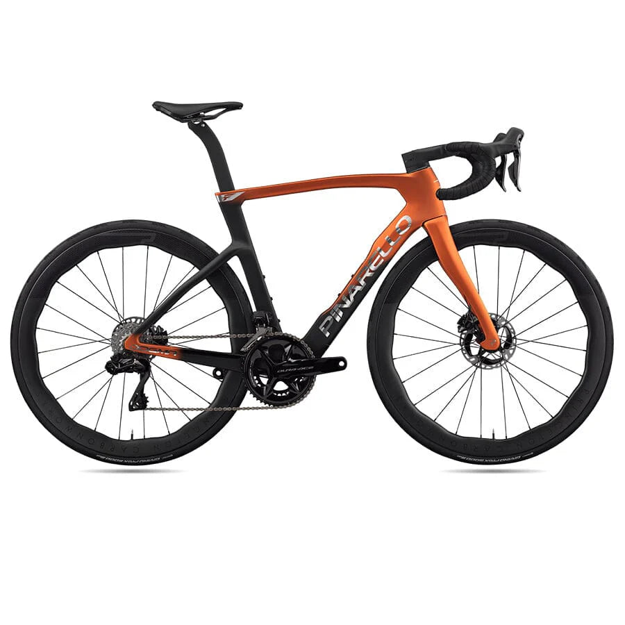 Pinarello Dogma F - Dura-Ace Di2 - Peak 4550 Evolution Bicycle - Road Bikes Pinarello 43 Luxter Amber