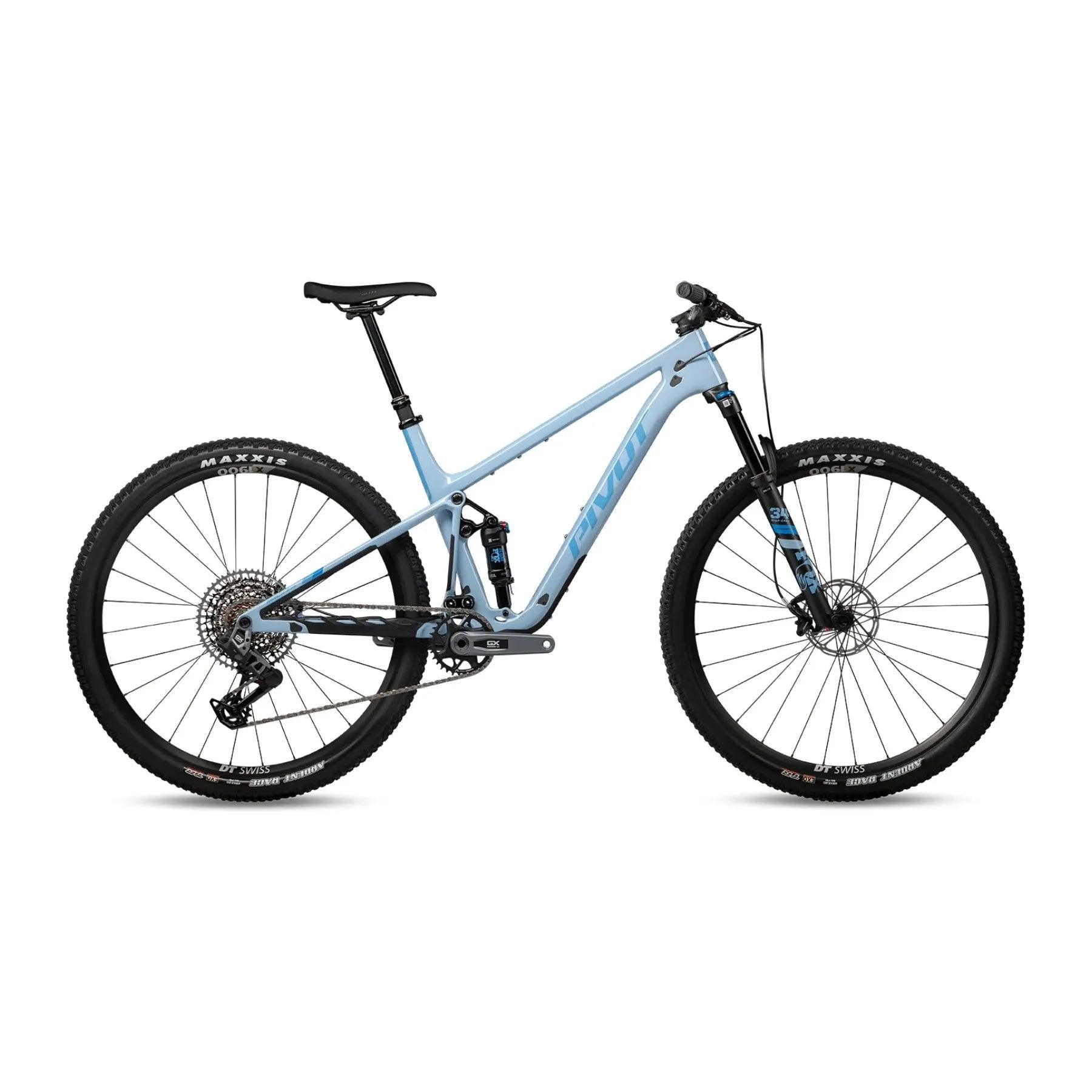 Pivot Mach 4 SL V3 Ride GX Eagle Alloy Bicycle - Mountain - XC Pivot Cycles Large Ice Blue
