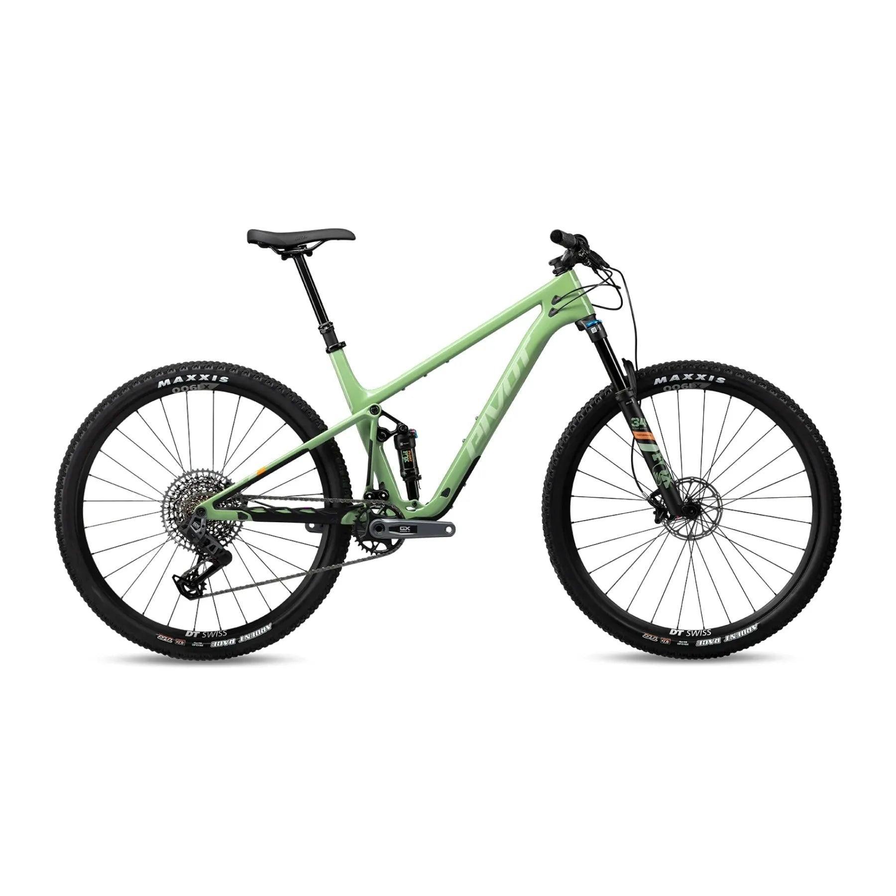 Pivot Mach 4 SL V3 Ride GX Eagle Alloy Bicycle - Mountain - XC Pivot Cycles Large Sea Foam Green