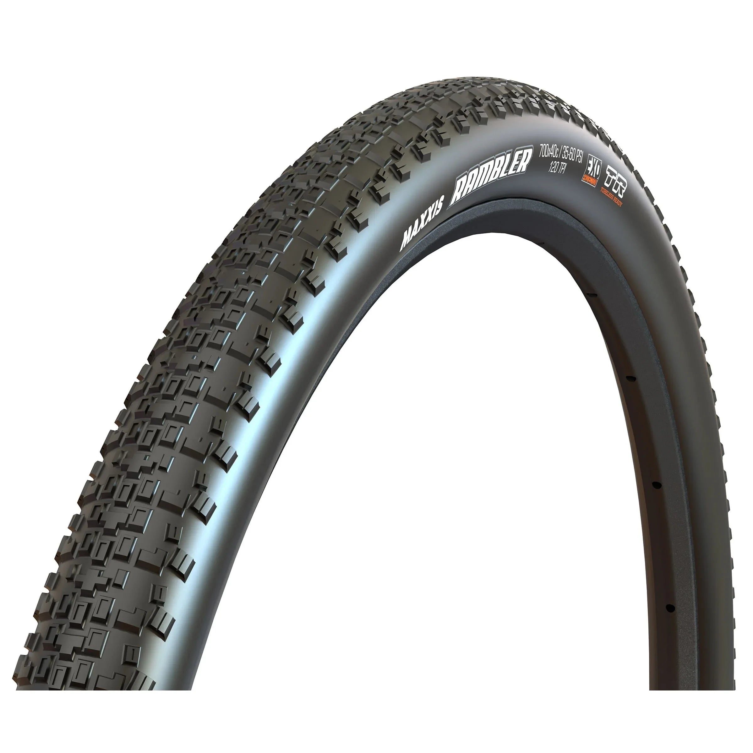 Maxxis Rambler Tire - 700 x 50, Tubeless, Folding, Black, Dual, EXO Tires and Tubes - Gravel Maxxis
