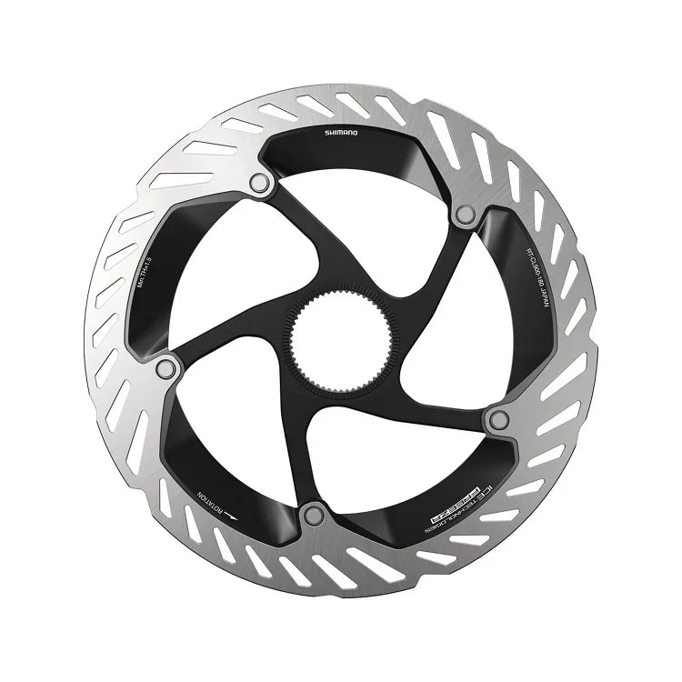 Shimano Dura-Ace RT-CL900 M Disc Brake Rotor with Lockring - 180mm, CenterLock, Silver Cycling Parts - Brake - Disc Brake Rotors Shimano