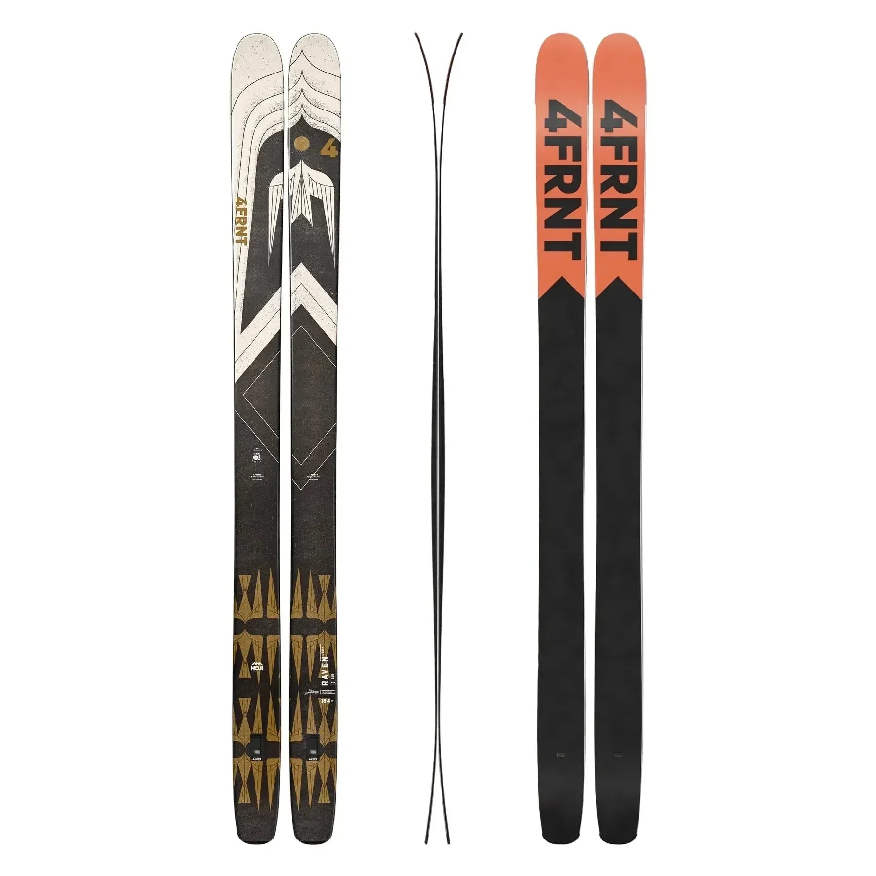 4FRNT Raven Alpine Touring Ski Skis - Touring Skis - Freeride - Mens-Unisex 4FRNT Skis