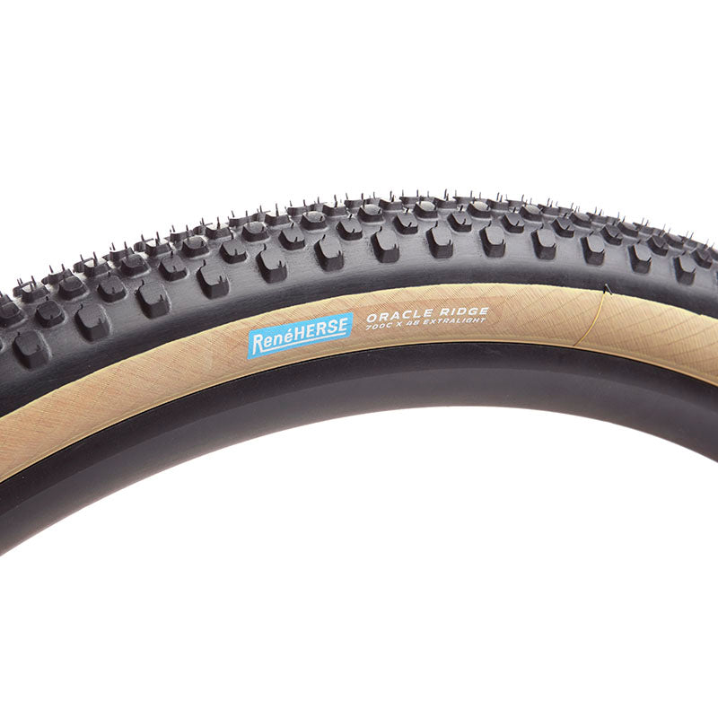 Rene Herse 700C x 48 mm Oracle Ridge TC Tire - Standard (tan) - three-quarter
