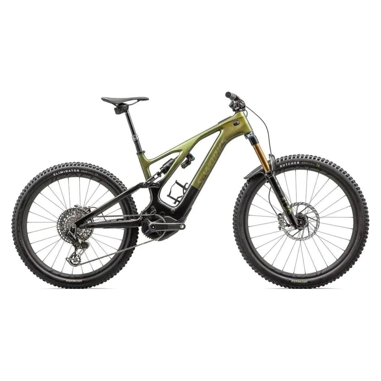 Specialized S-Works Turbo Levo T-Type Bicycle - E-Bikes - Mountain - Full Suspension Specialized S4 Gloss Gold Pearl Over Carbon / Carbon / Gold Pearl Over Carbon