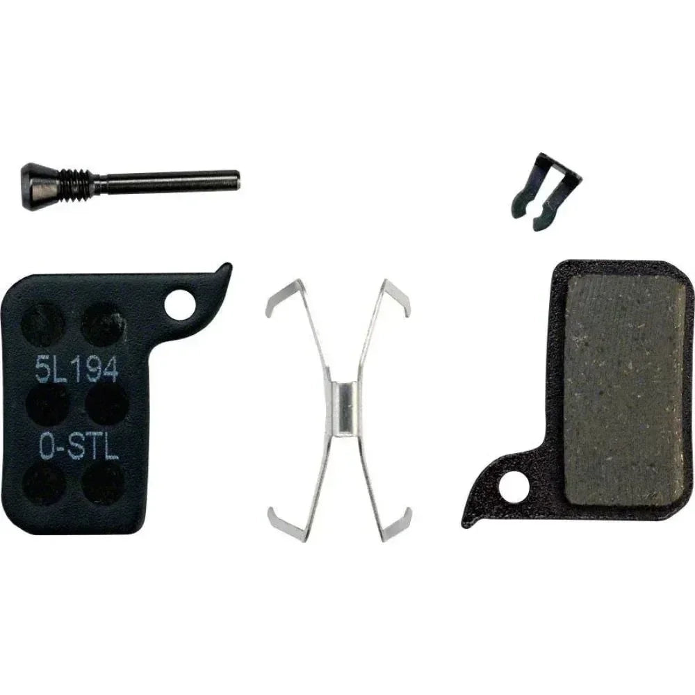 SRAM Road Disc Brake Pad Set for Hydraulic Level Ultimate and Level TLM Organic Pad with Aluminum Backing Cycling Parts - Brake - Disc Brake Pads SRAM