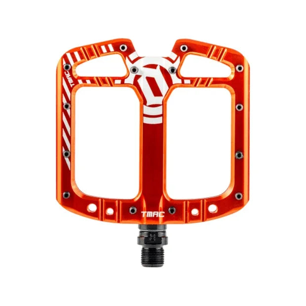 Deity TMAC Pedals - Platform Aluminum 9/16" Cycling Parts - Pedal - Mountain Flat Pedal Deity Components Orange