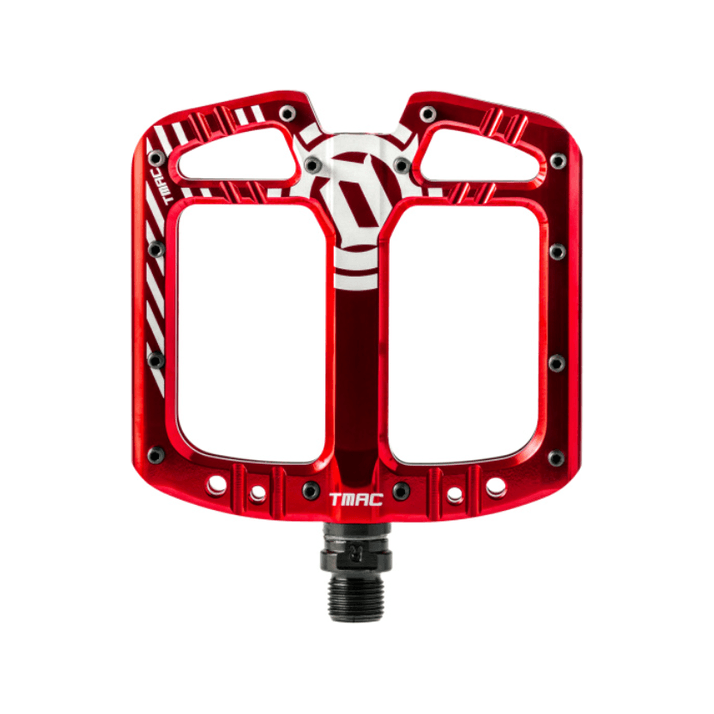 Deity TMAC Pedals - Platform Aluminum 9/16" Cycling Parts - Pedal - Mountain Flat Pedal Deity Components Red