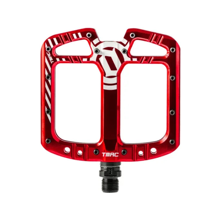 Deity TMAC Pedals - Platform Aluminum 9/16" Cycling Parts - Pedal - Mountain Flat Pedal Deity Components Red