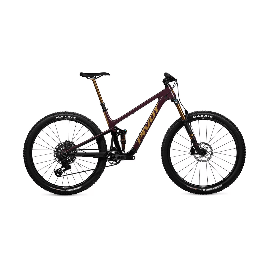 Pivot Trailcat SL Pro X0 Eagle Transmission w/ Carbon Wheels Bicycle - Mountain - Trail Pivot Cycles XSmall Dr. Purple