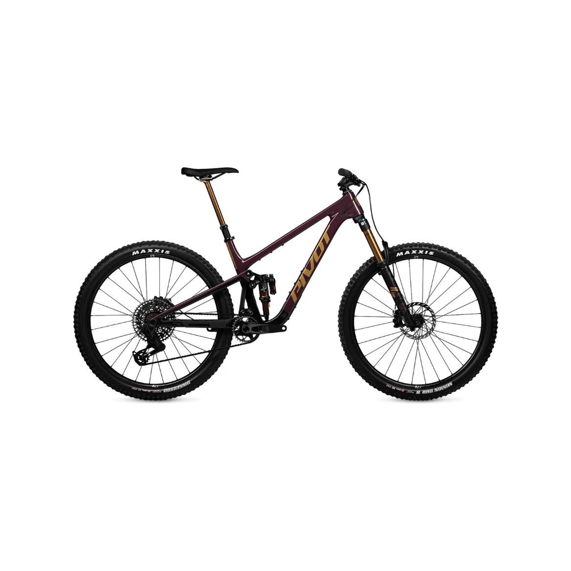 Pivot Trailcat LT Pro X0 Eagle Transmission w/ Carbon Wheels Bicycle - Mountain - Trail Pivot Cycles XSmall Dr. Purple