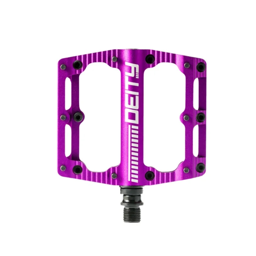 Deity Black Kat Pedals Cycling Parts - Pedal - Mountain Flat Pedal Deity Components Purple