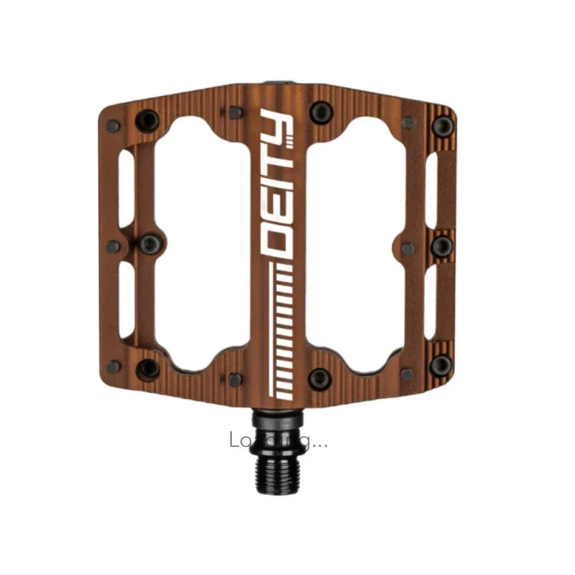 Deity Black Kat Pedals Cycling Parts - Pedal - Mountain Flat Pedal Deity Components Bronze