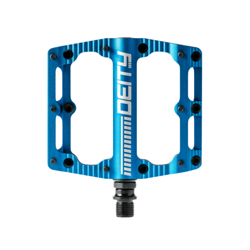 Deity Black Kat Pedals Cycling Parts - Pedal - Mountain Flat Pedal Deity Components Blue