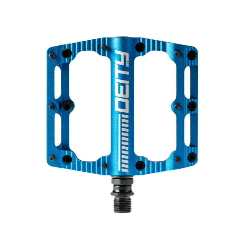 Deity Black Kat Pedals Cycling Parts - Pedal - Mountain Flat Pedal Deity Components Blue