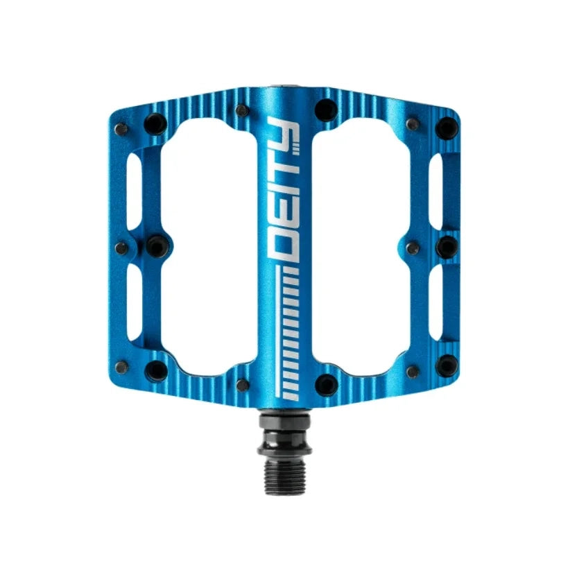 Deity Black Kat Pedals Cycling Parts - Pedal - Mountain Flat Pedal Deity Components Blue