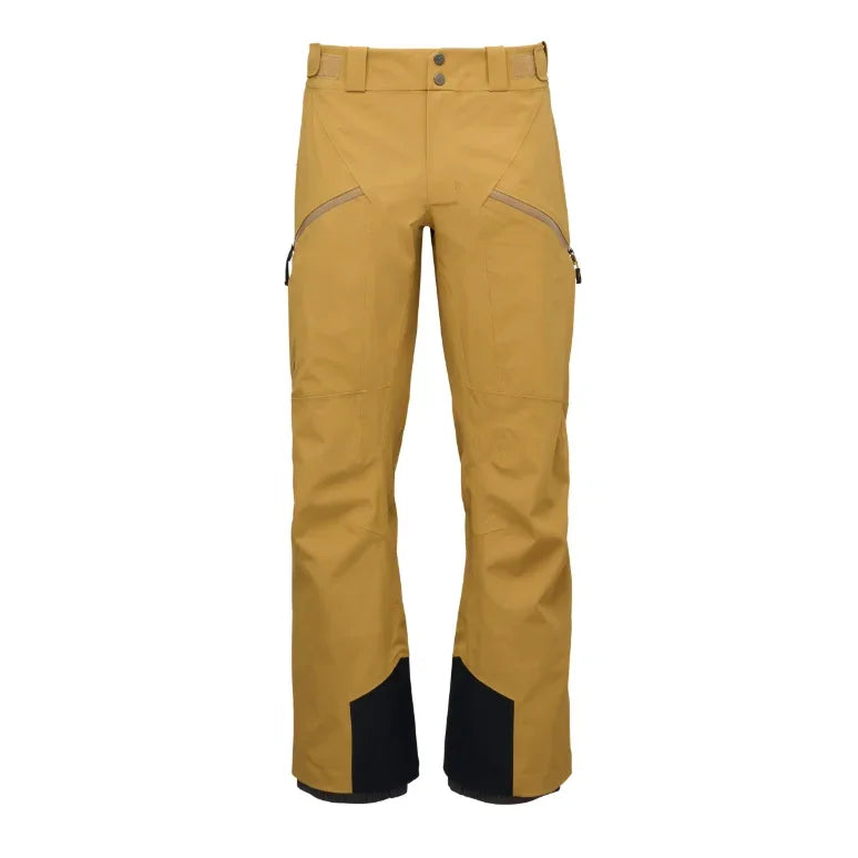 Black Diamond M Recon Stretch Pants Winter Apparel - Winter Apparel Mens Hardshell Bottom Black Diamond Extra Large Flax