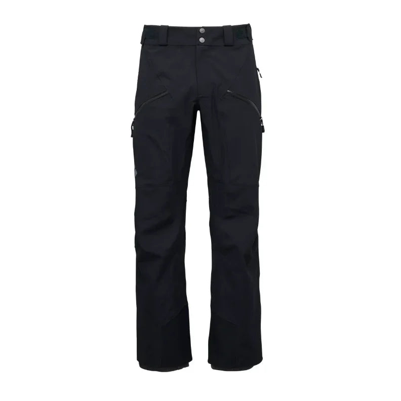 Black Diamond M Recon Stretch Pants Winter Apparel - Winter Apparel Mens Hardshell Bottom Black Diamond Extra Large Black