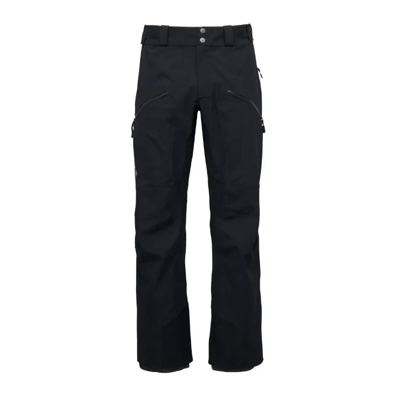 Black Diamond M Recon Stretch Pants Winter Apparel - Winter Apparel Mens Hardshell Bottom Black Diamond Extra Large Black