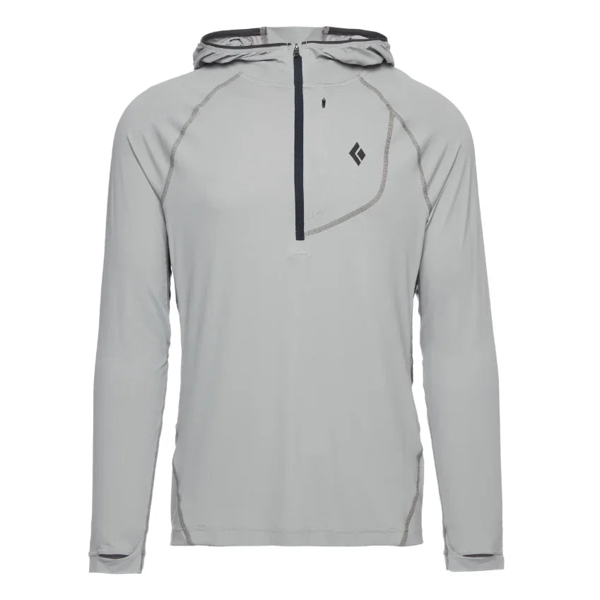 Black Diamond M Alpenglow Pro Hoody Summer Apparel - Mens - Tops Black Diamond Extra Large Pewter