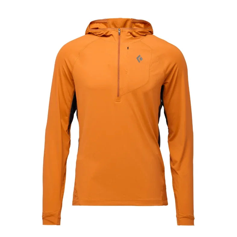 Black Diamond M Alpenglow Pro Hoody Summer Apparel - Mens - Tops Black Diamond Extra Large Saffron