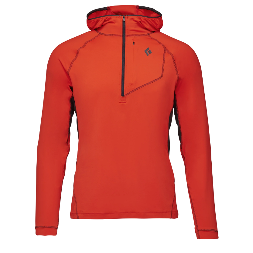 Black Diamond M Alpenglow Pro Hoody Summer Apparel - Mens - Tops Black Diamond Extra Large Octane