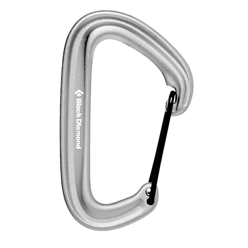 Black Diamond Litewire Carabiner Summer Gear - Climbing Gear Black Diamond Light Gray
