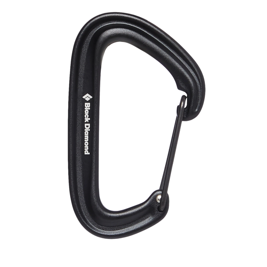 Black Diamond Litewire Carabiner Summer Gear - Climbing Gear Black Diamond Black