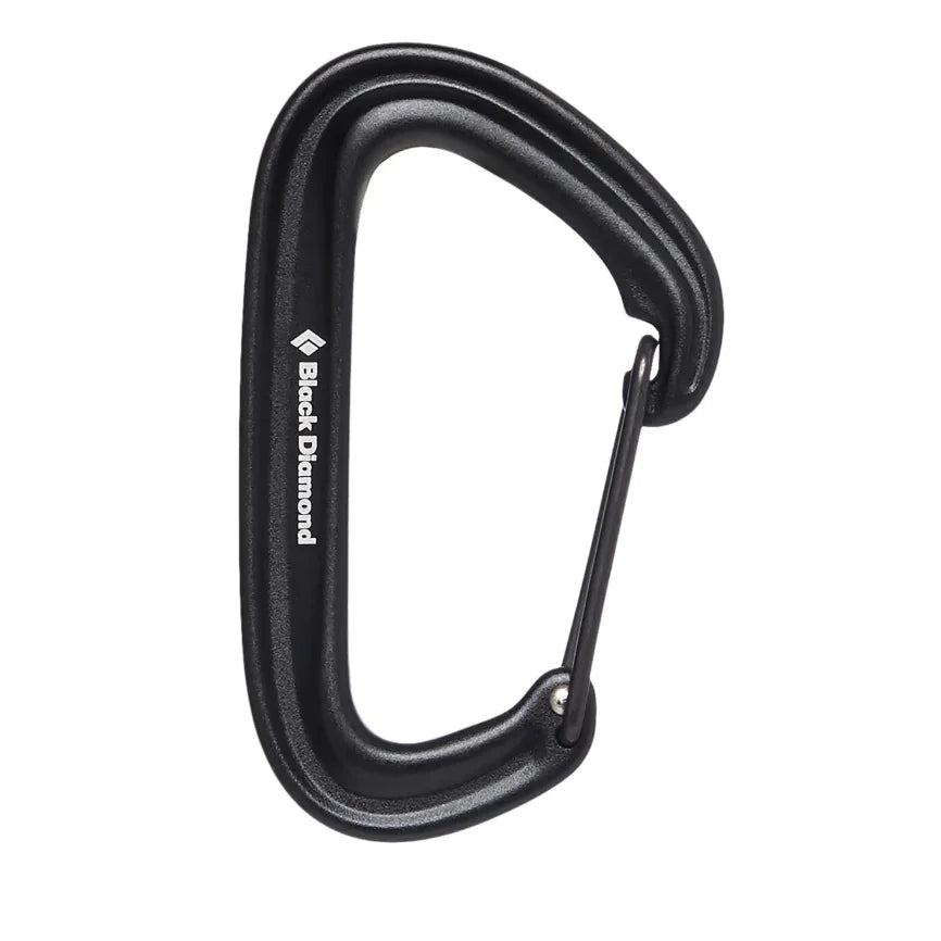 Black Diamond Litewire Carabiner Summer Gear - Climbing Gear Black Diamond Black
