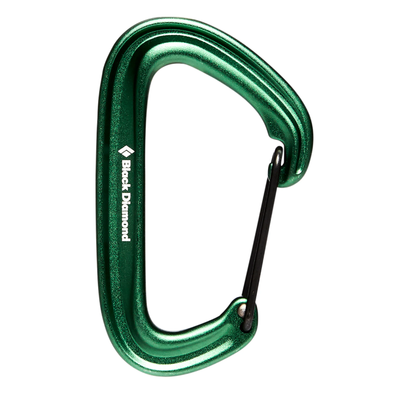 Black Diamond Litewire Carabiner Summer Gear - Climbing Gear Black Diamond Green