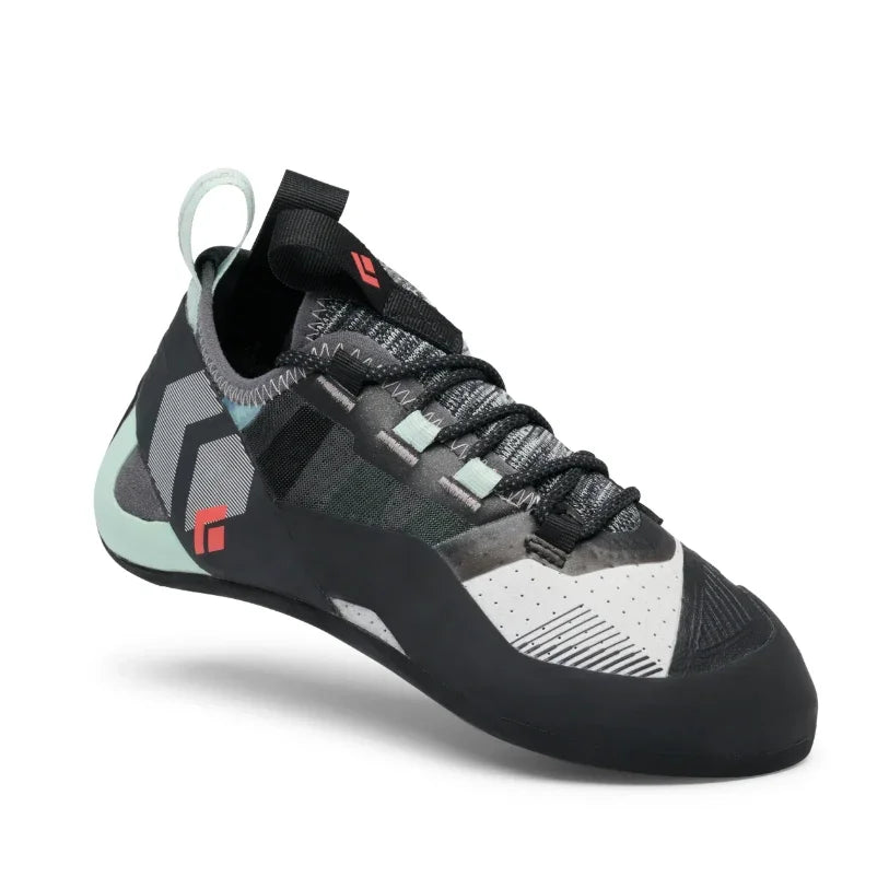 Black Diamond W Momentum Lace Climbing Shoes Summer Footwear - Climbing Shoes Black Diamond 35 Foam Green-Alloy