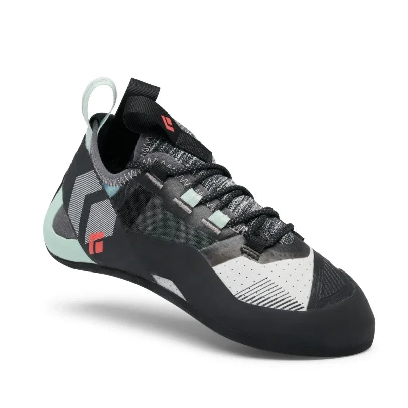 Black Diamond W Momentum Lace Climbing Shoes Summer Footwear - Climbing Shoes Black Diamond 35 Foam Green-Alloy