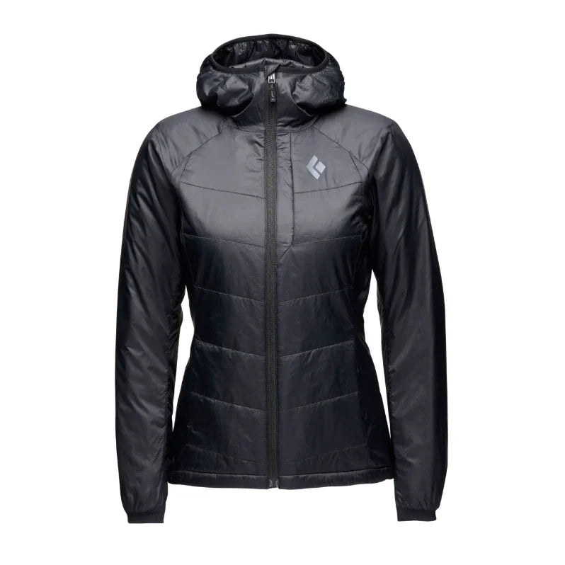 Black Diamond W Solution 2.0 Hoody Winter Apparel - Winter Apparel Womens Insulated Top Black Diamond