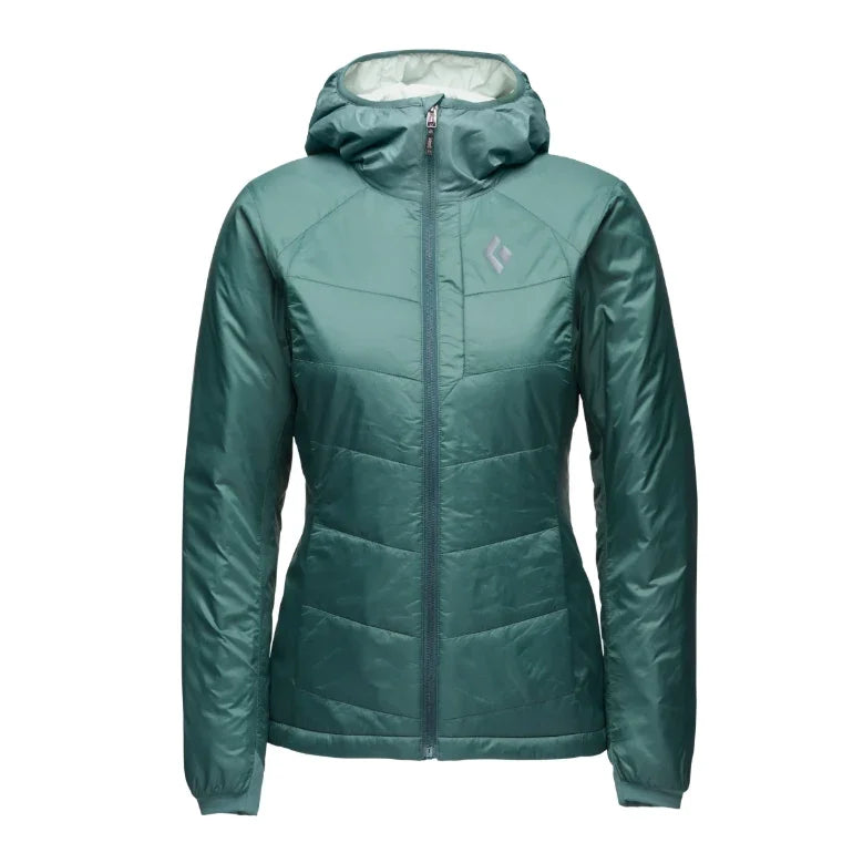 Black Diamond W Solution 2.0 Hoody Winter Apparel - Winter Apparel Womens Insulated Top Black Diamond