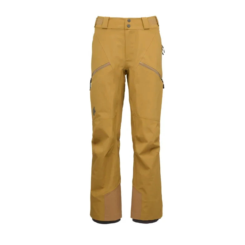 Black Diamond W Recon Stretch Pants Winter Apparel - Winter Apparel Womens Hardshell Bottom Black Diamond Extra Large Flax
