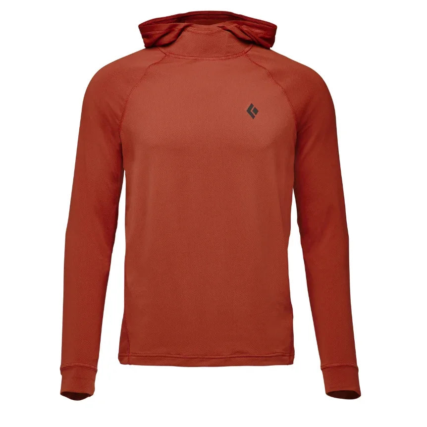 Black Diamond M Alpenglow Hoody Summer Apparel - Mens - Tops Black Diamond Extra Large Burnt Sienna