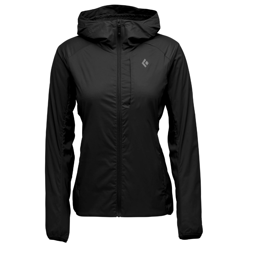 Black Diamond W Alpine Start Hoody Winter Apparel - Winter Apparel Womens Softshell Top Black Diamond Large Black