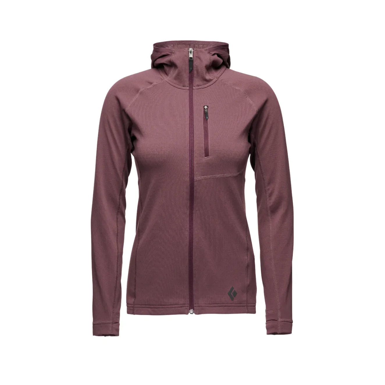 Black Diamond W Coefficient Hoody Winter Apparel - Winter Apparel Womens Mid Layer Top Black Diamond Medium Fig