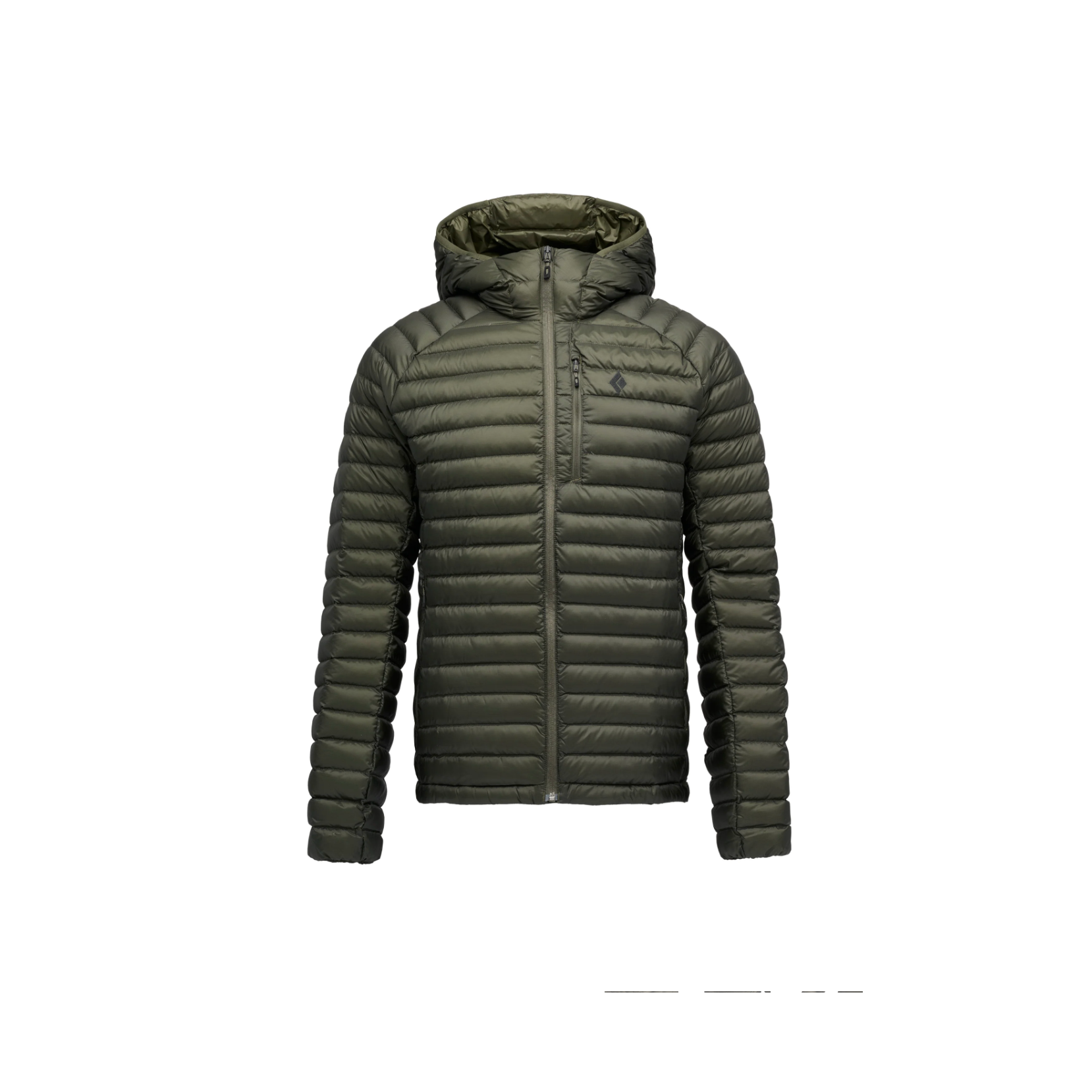 Black Diamond M Deploy Down 1.0 Hoody Winter Apparel - Winter Apparel Mens Insulated Top Black Diamond Small Dark Moss