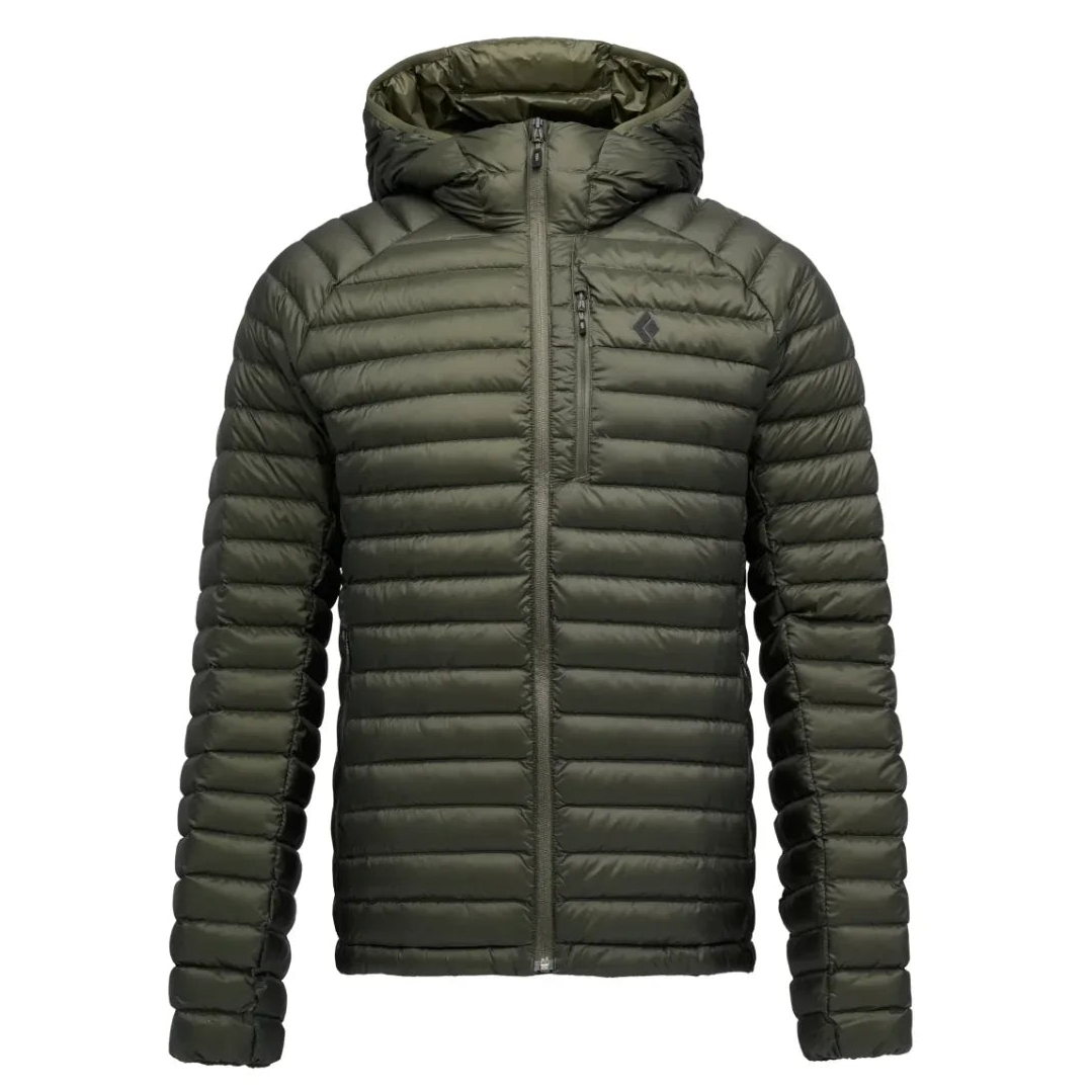 Black Diamond M Deploy Down 1.0 Hoody Winter Apparel - Winter Apparel Mens Insulated Top Black Diamond Small Dark Moss